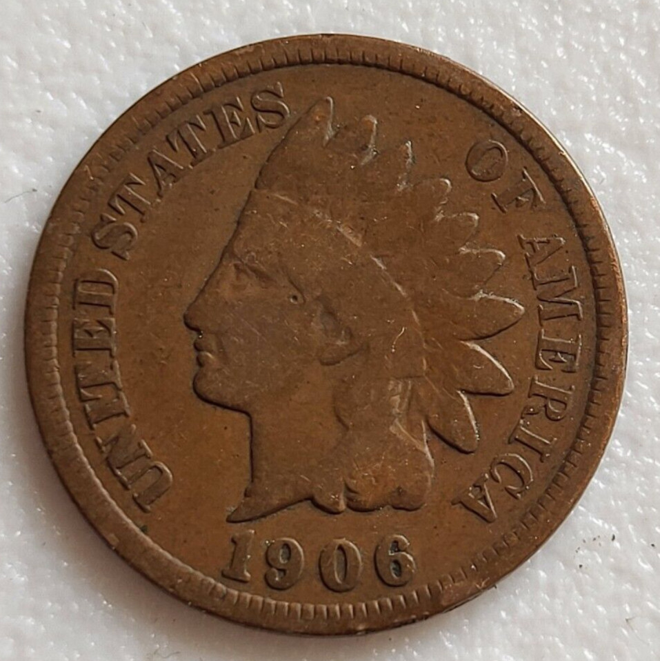 1906 Indian Head Cent - .01 - Philadelphia Mint