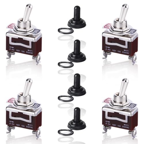 4 Pcs Toggle SwitchCar Toggle Rocker SwitchToggle SwitchMarine Toggle Switche...