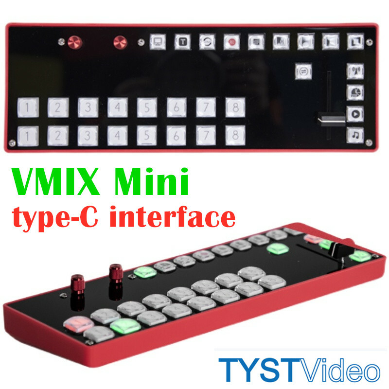 TYST VMIX Mini Switchboard Video switcher Type-C interface For Live Stream Video