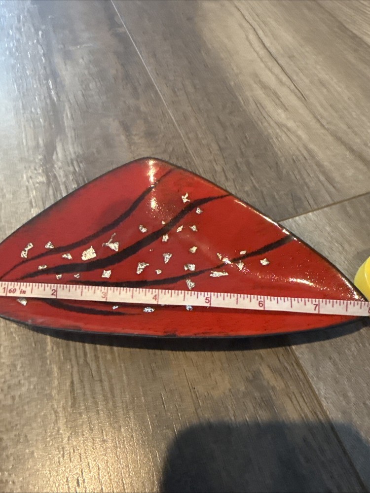 MCM Enamel On Copper Plate Multicolor / Great Design #21