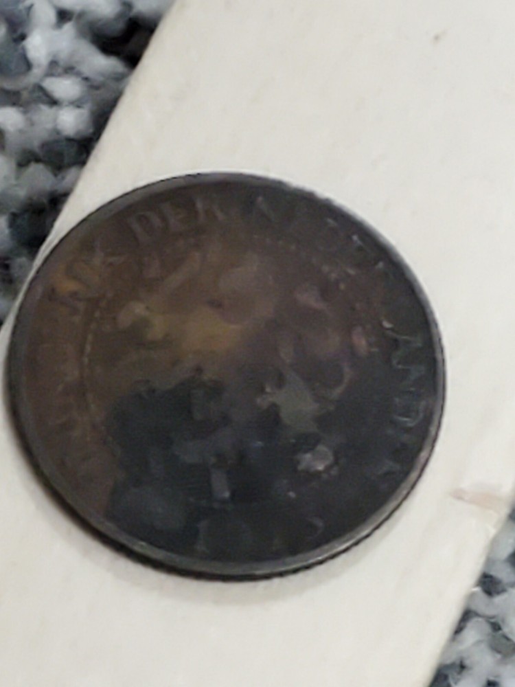 1913 Netherlands 2-1/2 Cent Old Antique Coin