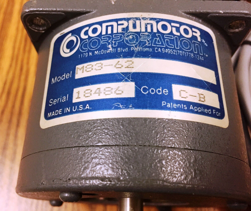 Compumotor M83-62 Stepper Motor