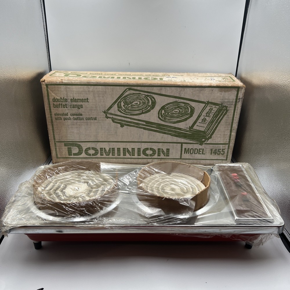 Mint 1966 Dominion Model 1455 Double Element Buffet Range