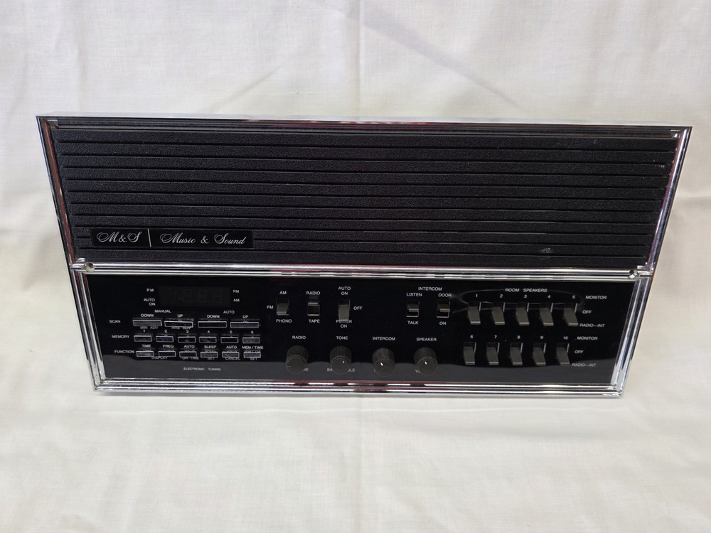 M&S Rebuilt N350 Silver and Black Intercom Master