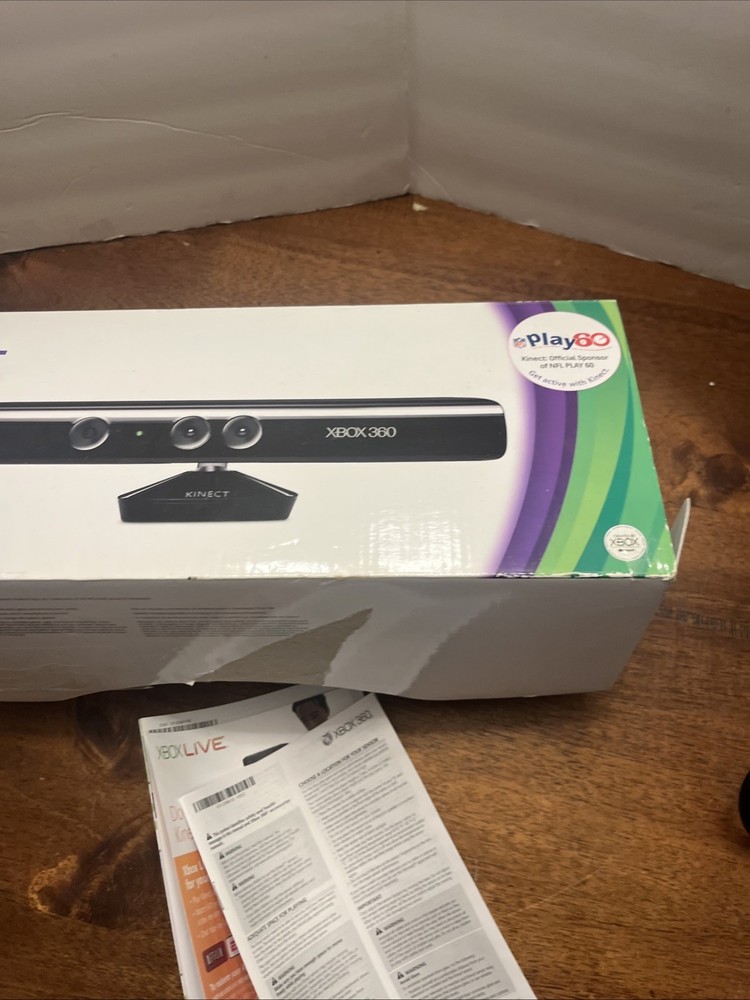 Official Microsoft Xbox 360 Kinect Sensor Bar In Box
