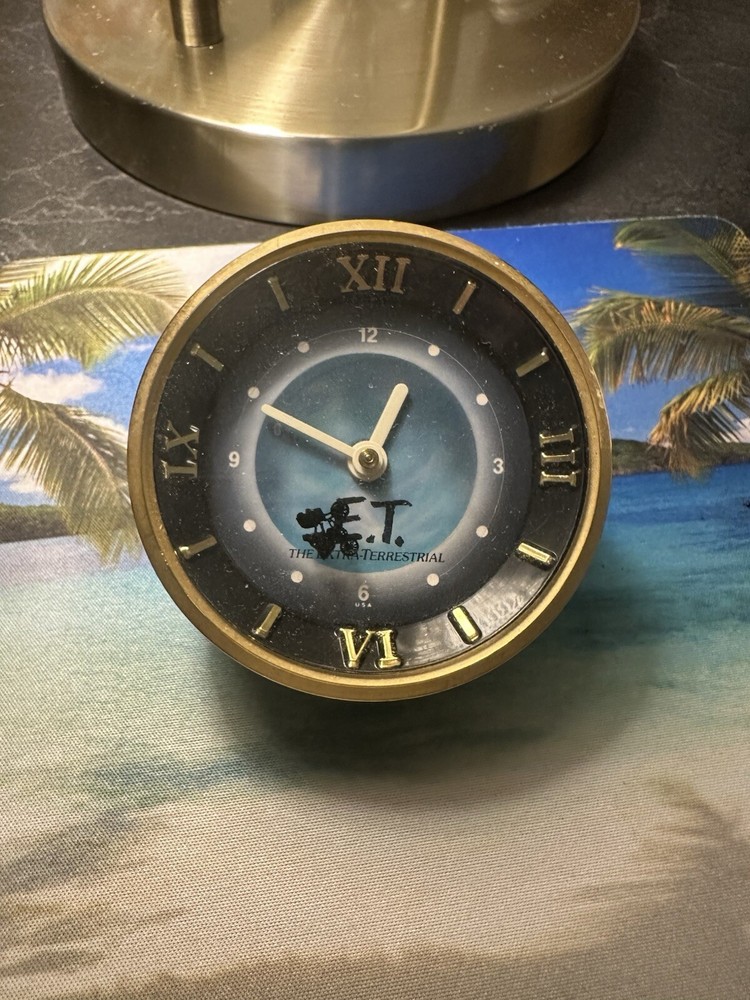 Rare Vintage ET Desk Clock