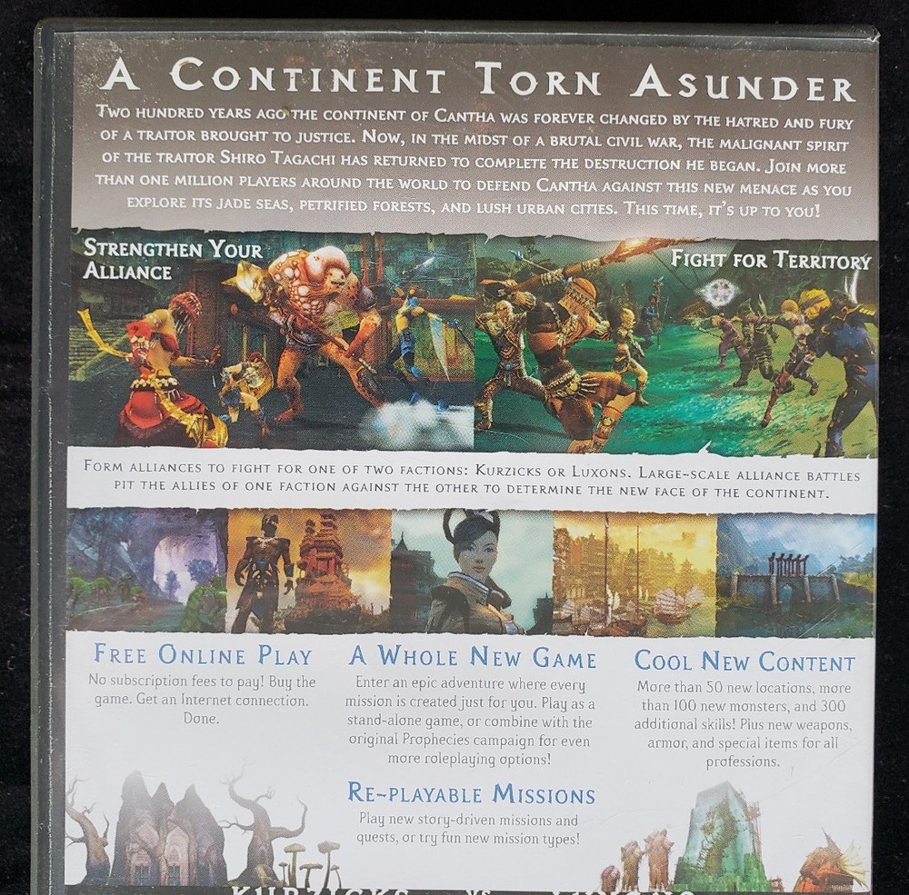 Guild Wars Factions (2 Disc PC CD ROM Game 2006) Complete 100% Guaranteed