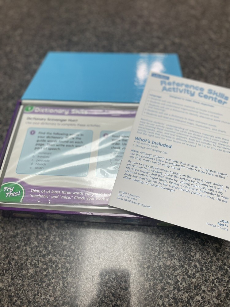Lakeshore Reference Skills Activity Center (New)