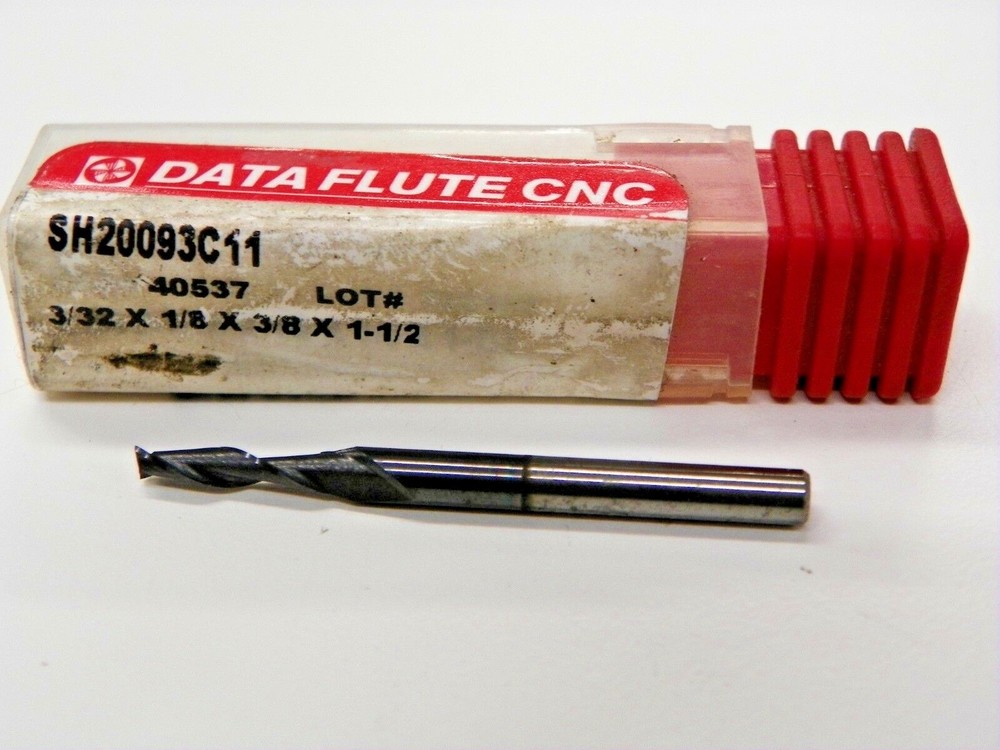 DATA FLUTE 3/32", 2 FLUTE ENDMILL #SH20093C11 C403