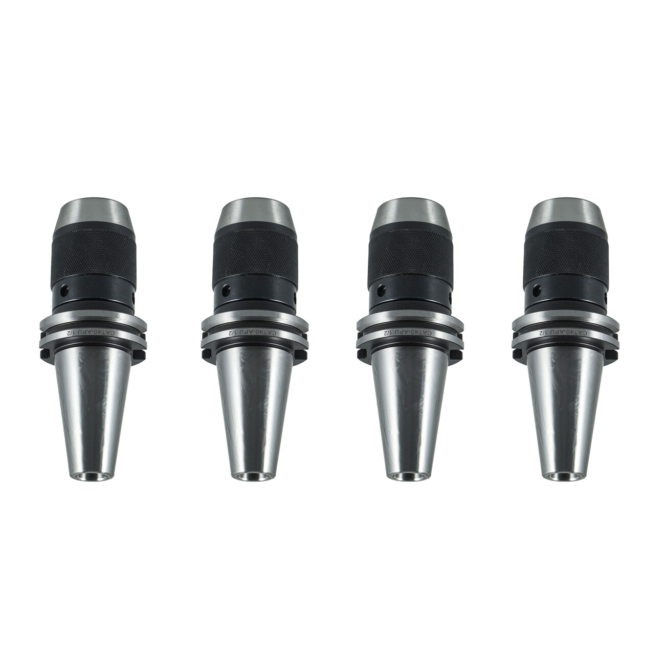 4pcs CAT40 Keyless Drill Chuck 1/2'' Fits On Haas CNC Easy Great Tool Holder