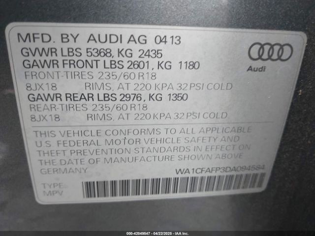 Driver Fuse Box Engine Compartment Fits 08-17 AUDI A5 4690699