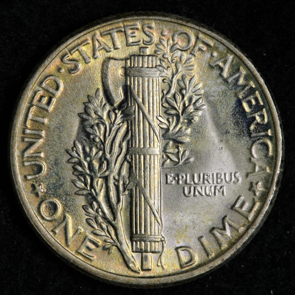 1944 Mercury Silver Dime GEM BU *UNCIRCULATED* MS E268 QACC