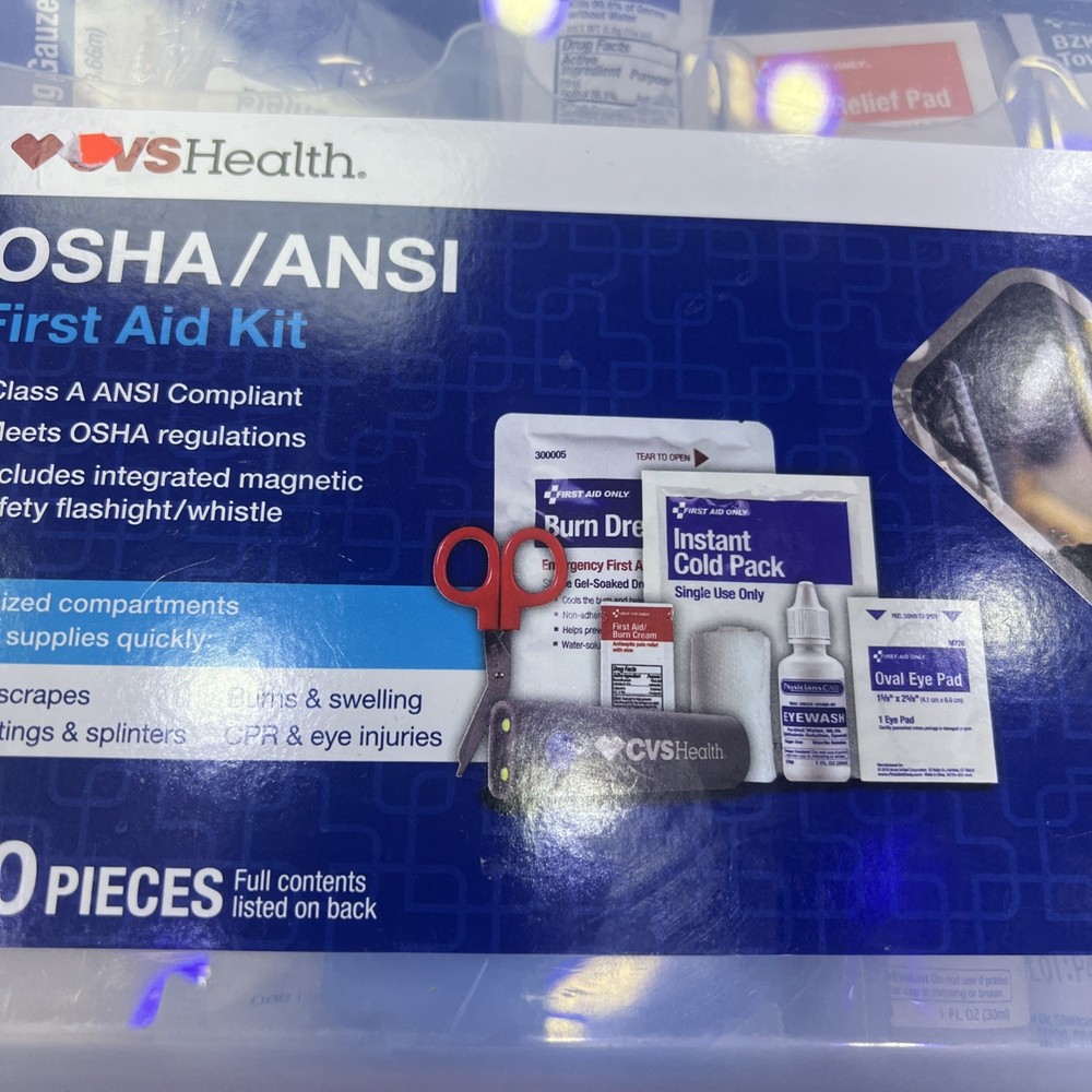 Basic First Aid Kit 200-Piece Osha /Ansi CVS