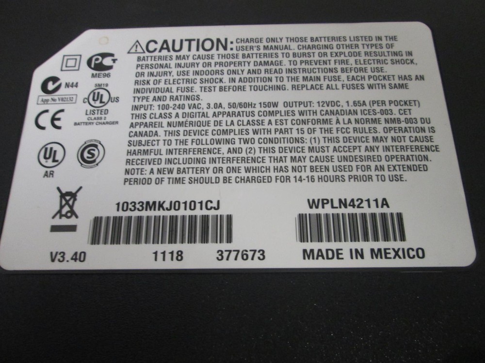 IMPRES WPLN4211A CHARGING STATION