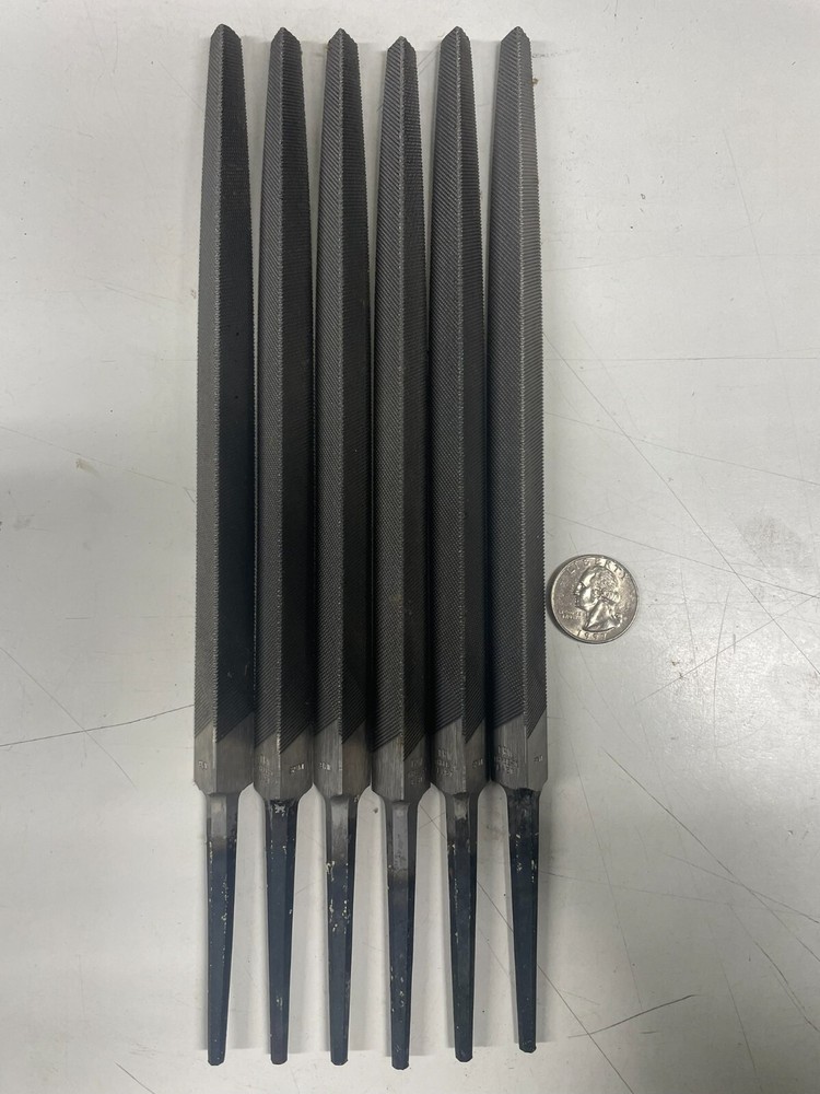 8"   THREE SQUARE BASTARD  (6-PACK) FREE SHIPPING