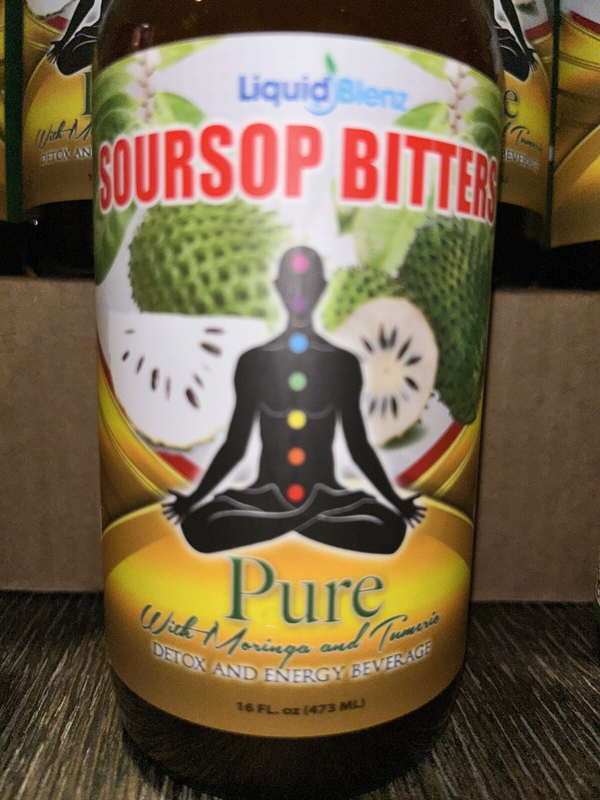 SOURSOP BITTERS Pure with Moringa and Tumeric Detox And Energy Sour Sop Cleanse