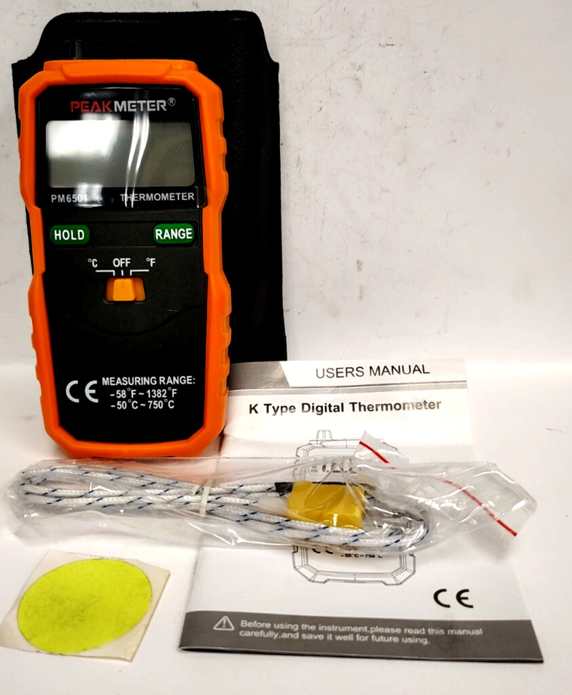 PEAKMETER K-TYPE DIGITAL THERMOMETER PM601