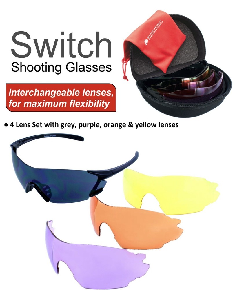 Eye Dominance Correction - Redeye - Plus Evolution Switch Shooting Glasses