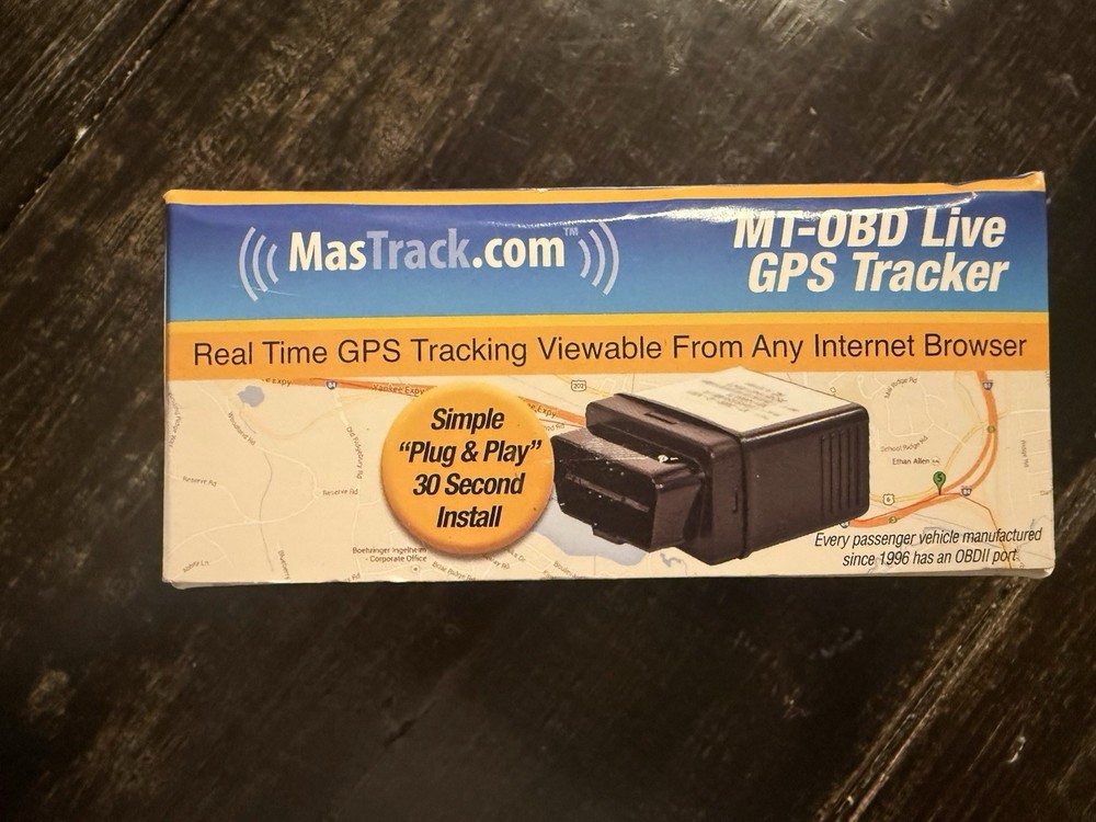 MasTrack MT-OBD Live GPS Tracker Device for Car Vehicle
