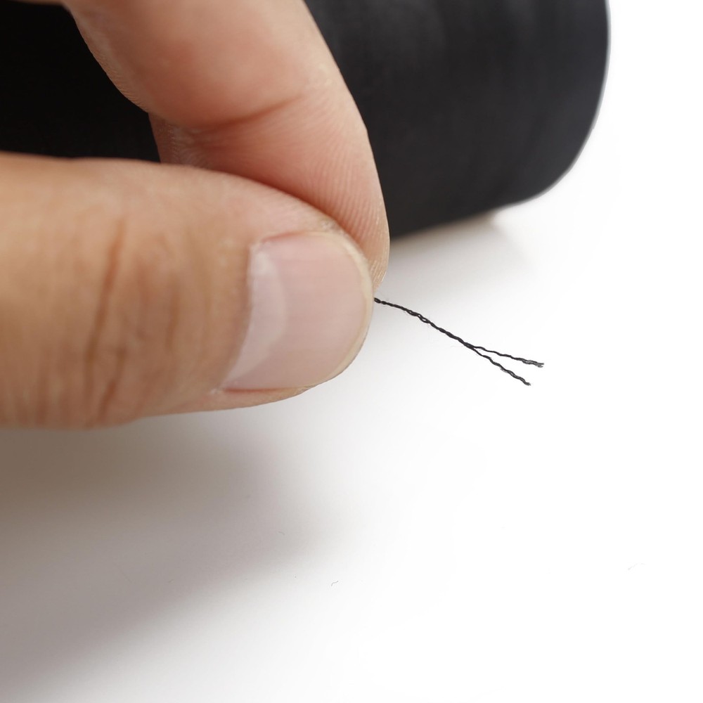 Single Huge Spool 5000 Yards Polyester Quilting Thread Machine 40S/2 Black