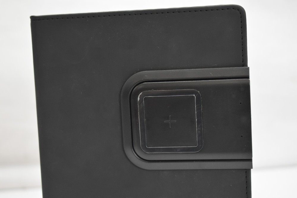 Prime Line Refillable Journal with Wireless Charging Panel Branded READ