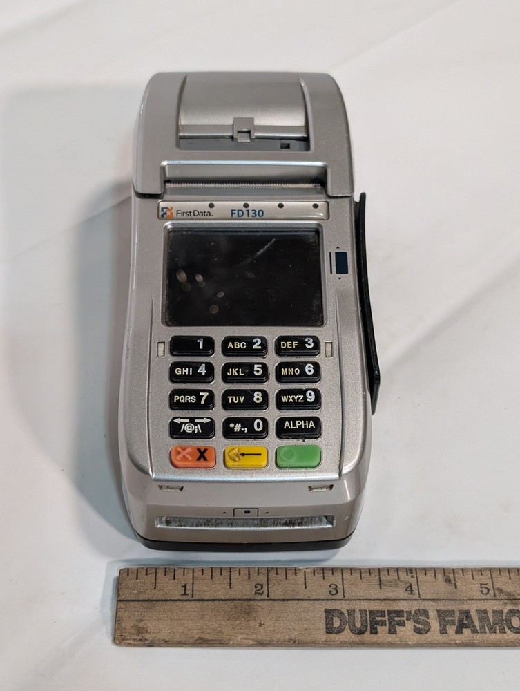 XAC/First Data FD130 Credit Card Processor Receipt Printer, 001805064, 12VDC, 3A