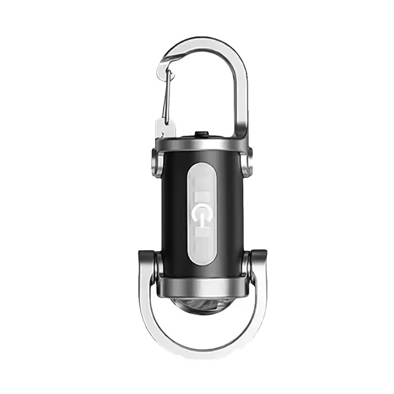 Super Bright LED Mini Flashlight USB Rechargeable Pocket Keychain Torch - 2025