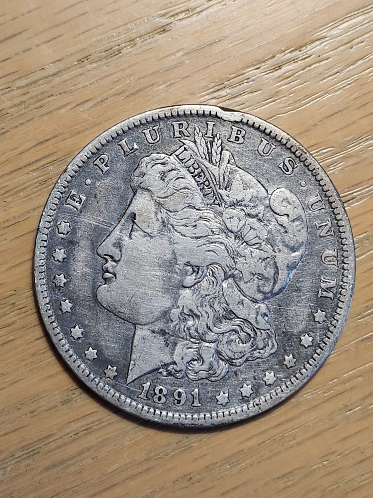 1891 O MORGAN 90% SILVER #1