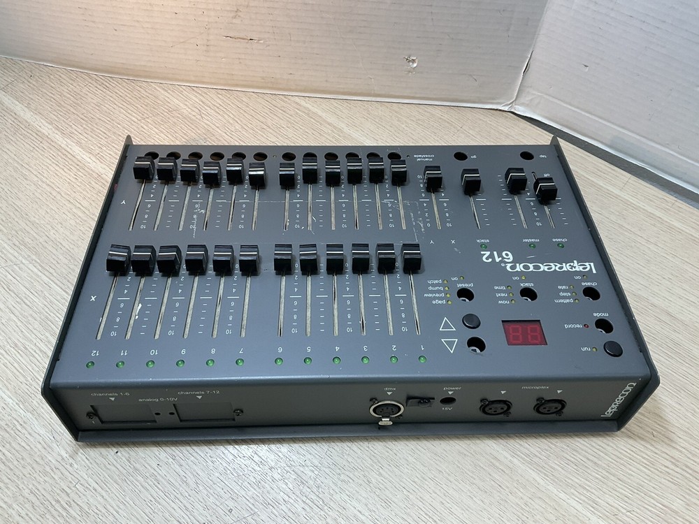 Leprecon 612 DMX Lighting Controller Console/ NO POWER CORD / MAR935