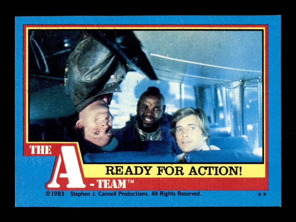 1983 TOPPS A-TEAM BASE SET & STICKERS / SEE DROP DOWN MENU