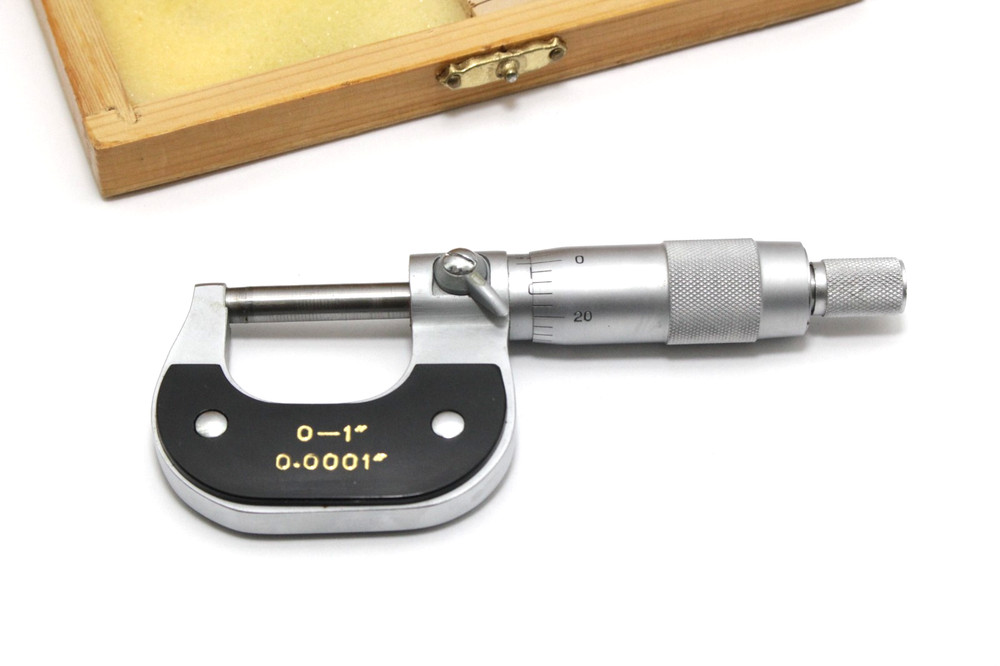 0-1" - 0.0001" Outside Micrometer Premium Precision Carbide Tips Machinist Tool