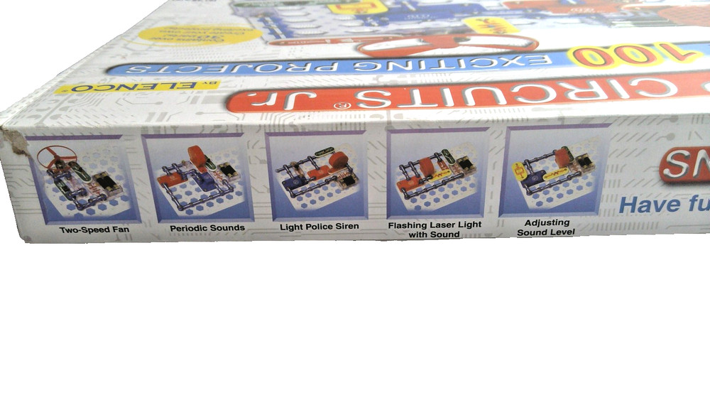 Snap Circuits Jr SC-100 Electronics Exploration Kit Ages 8-108 STEM Learning Toy