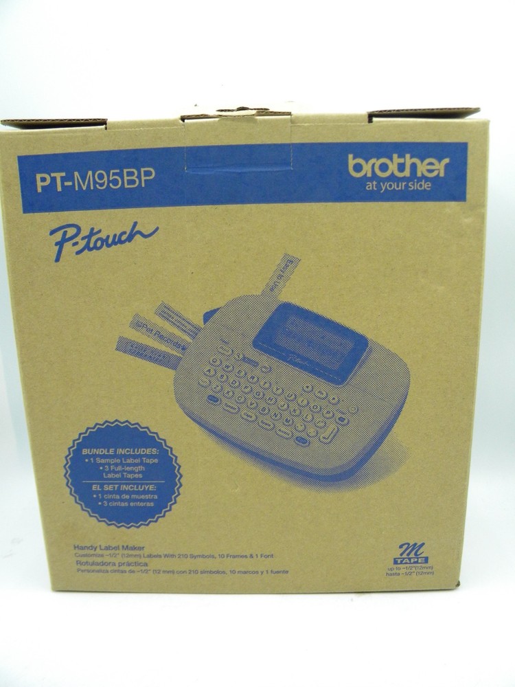 Brother PT-M95BP P-Touch Label Maker Bundle