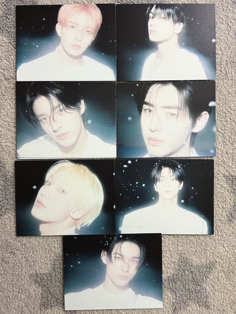ENHYPEN ROMANCE UNTOLD DAYDREAM Album White Midnight Version Official Postcard