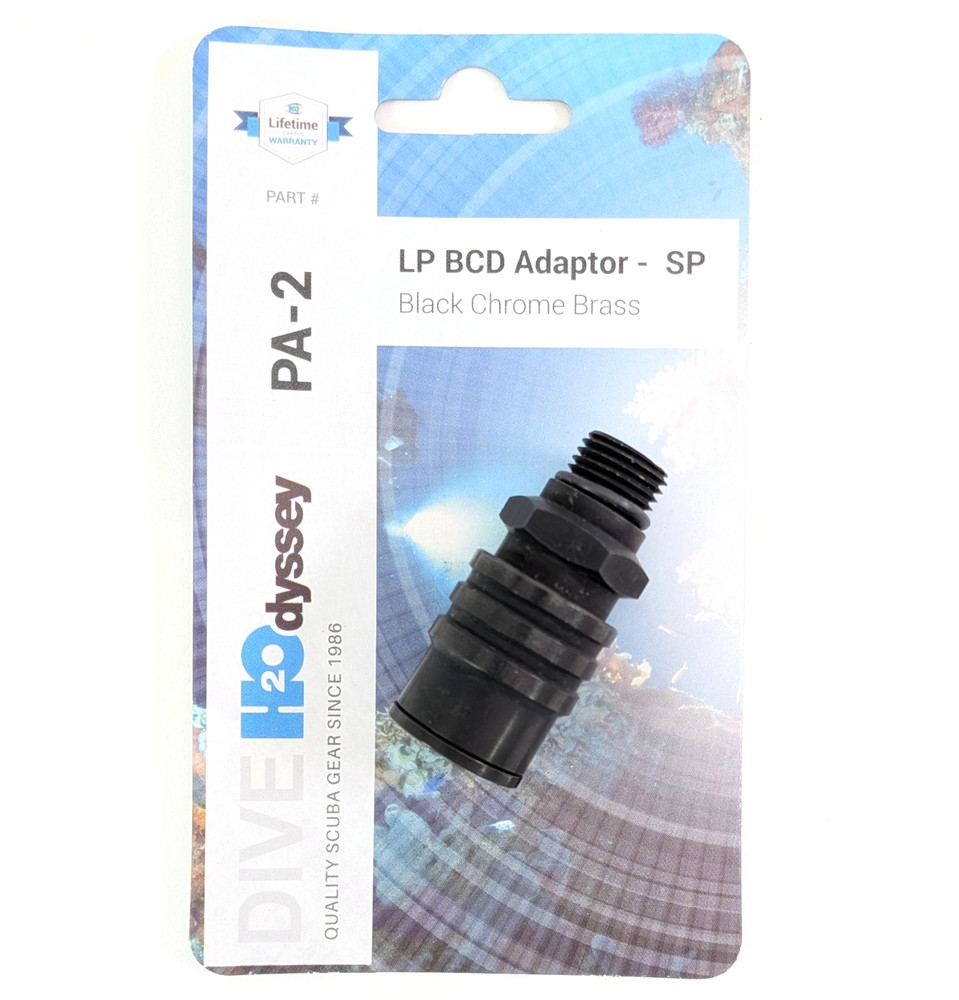 Atomic SS1 Scuba Diving BCD Octo Inflator QD Safe Second Regulator Hose Adapter