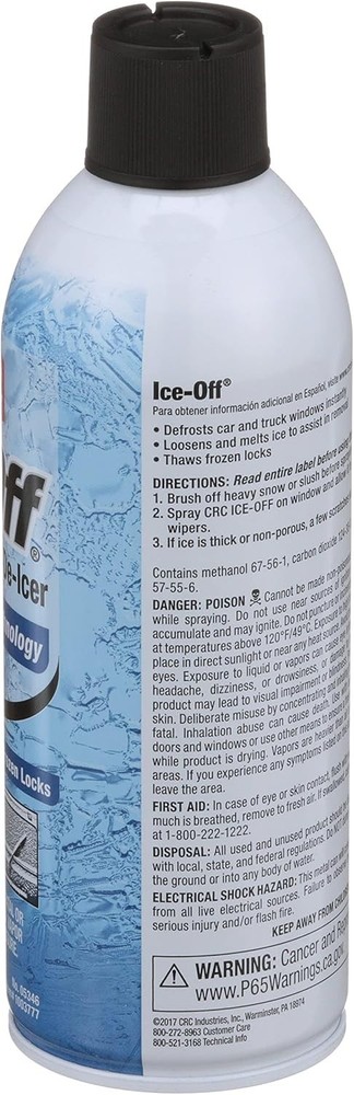 Ice-Off Windshield Spray De-Icer, 12 Wt Oz, Pack of 1