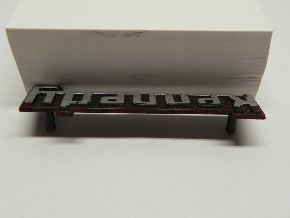 Vintage Kennedy Original Plastic Tool Box Emblem Logo Badge 2 Stud