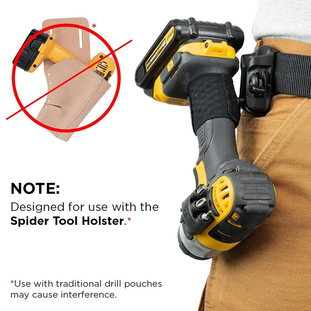 Spider Tool Holster BitGripper v2 (2 Pack / 4 Pack) Pack of FOUR