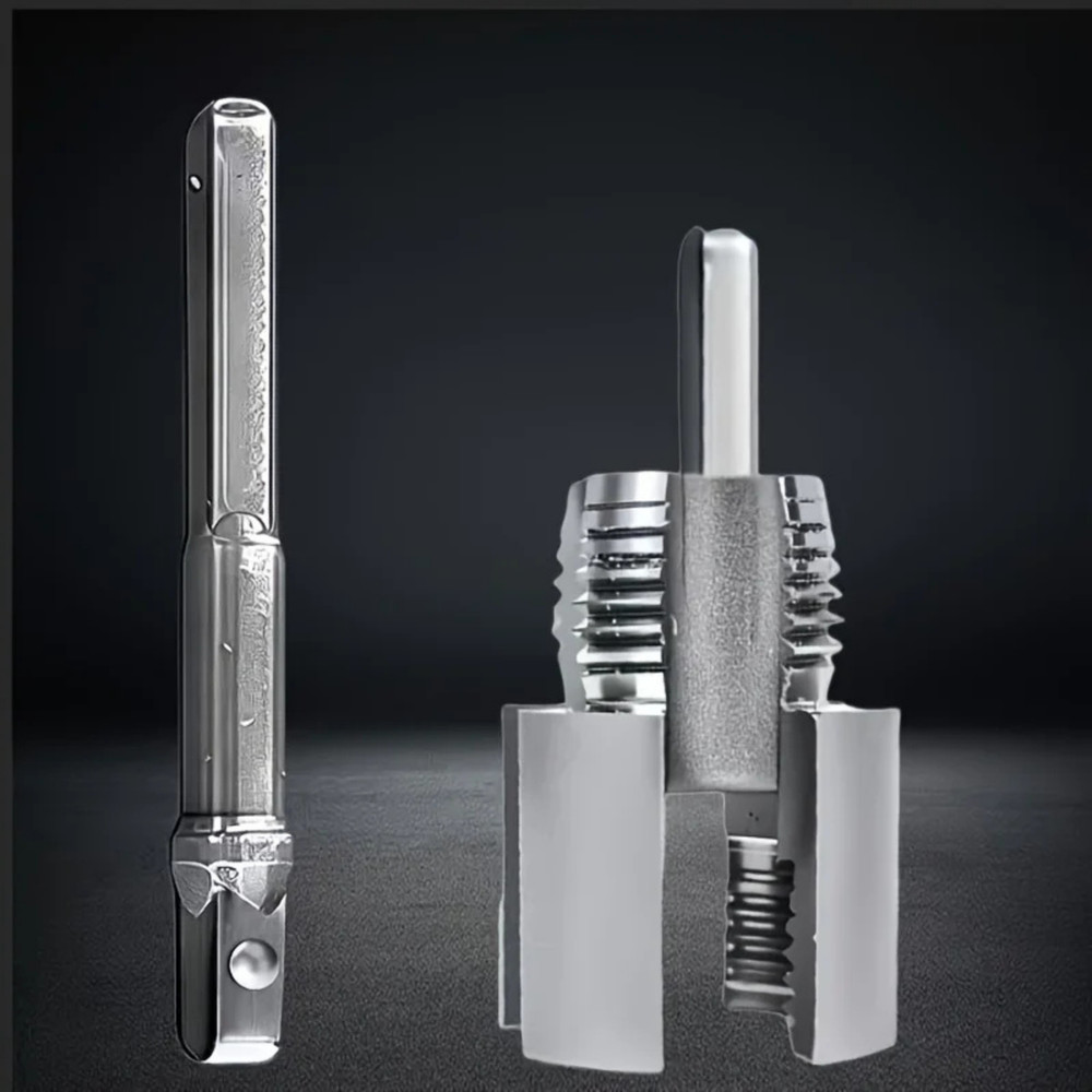 2pcs Integrated Internal & External Pipe Threading-Tool,PVC Pipe Threader Kit