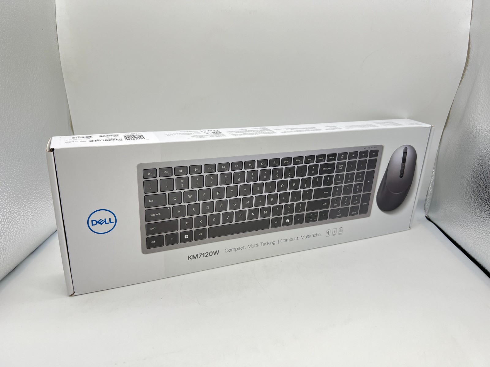New Dell KM7120W Wireless Full Size Switch Keyboard and Mouse Bundle Titan Gray
