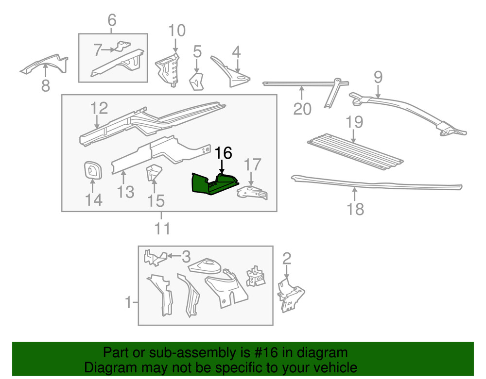 Genuine GM Outrigger 92234901