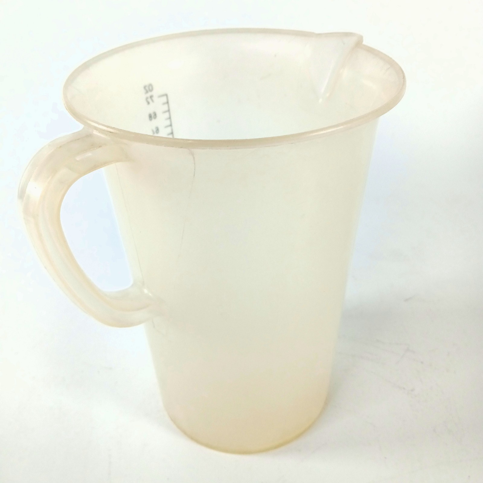 2 Ltr VITRI Heavy Duty Plastic Darkroom Beaker/Pitcher Germany 8" Tall