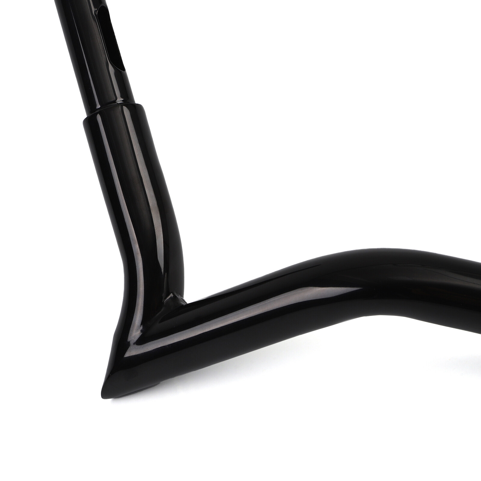 10" Meathook Ape Hanger Bars Handlebars For Harley Touring Street Glide Electra