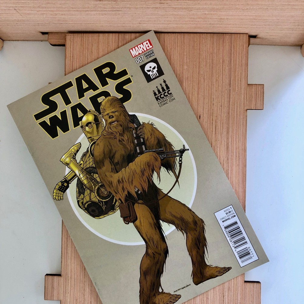 Comic Book Storage/Display Box + Marvel Star Wars #7 Comic with Variant Cover
