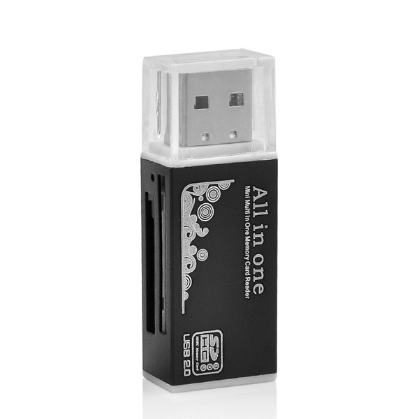 For Micro SD SDHC TF M2 MMC MS PRO DUO USB 2.0 All in 1 Multi Memory Card Reader