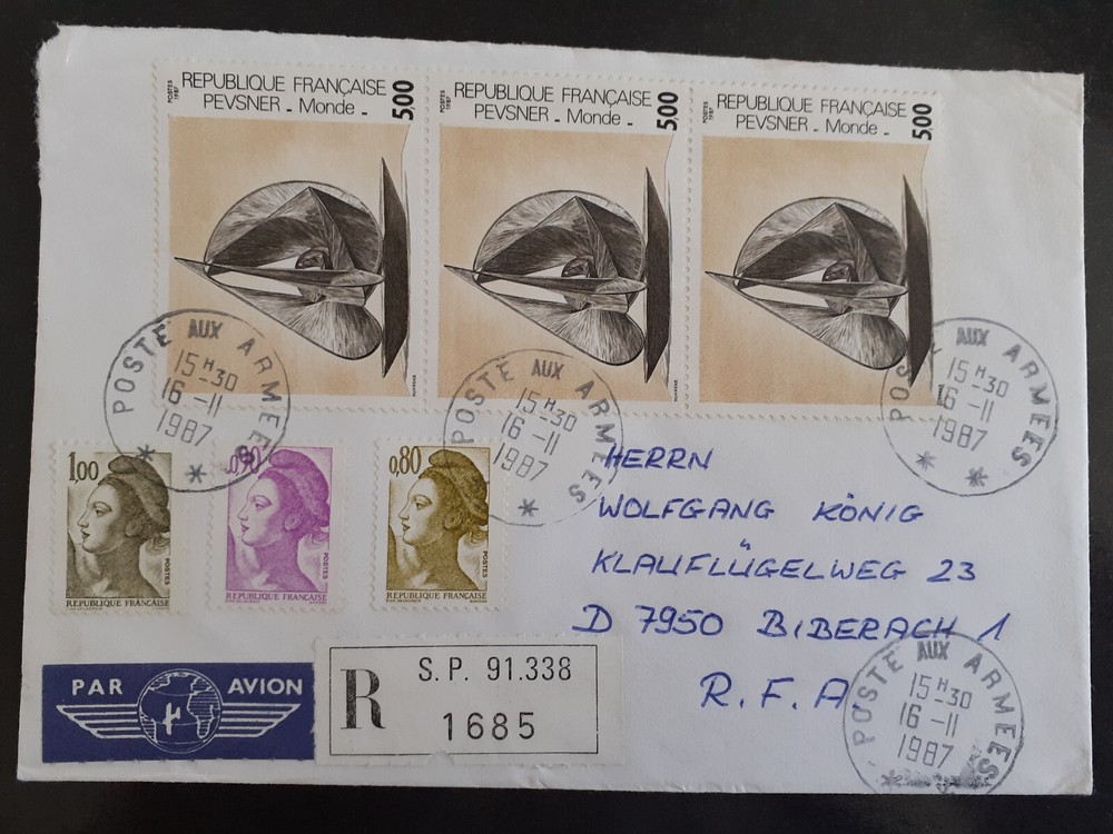France - 1987 - Mi. 2631 - Army Mail