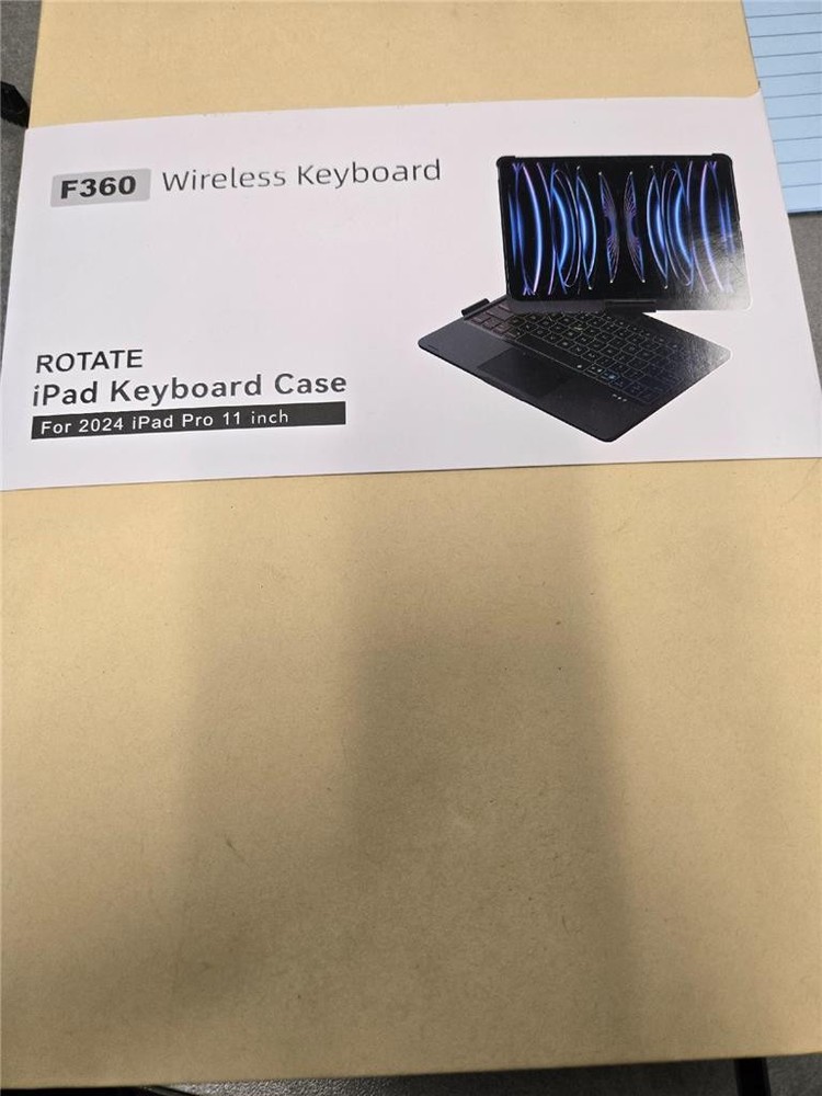 = F360 Wireless Keyboard Rotate Case For 11" Pro 2024