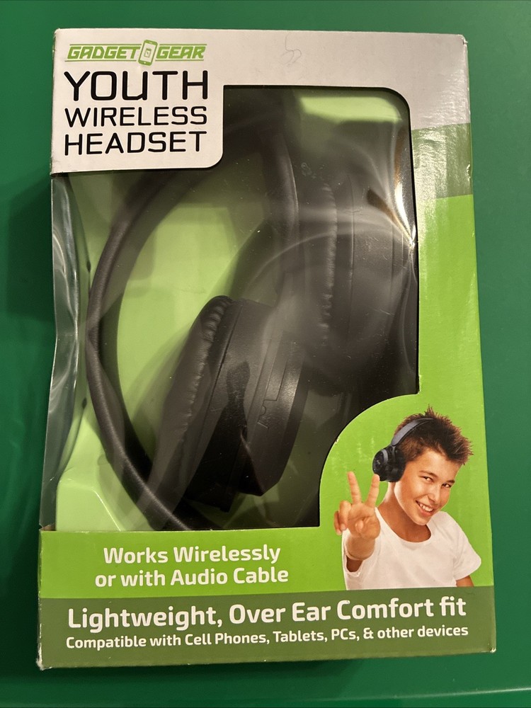 Gadget GearYouth Wireless Headset Black