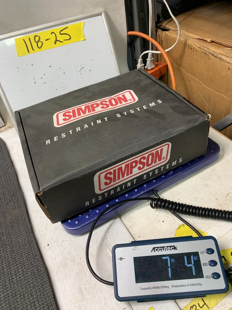 Simpson Restraint System Tie Downs - Black Rachet #35007BK