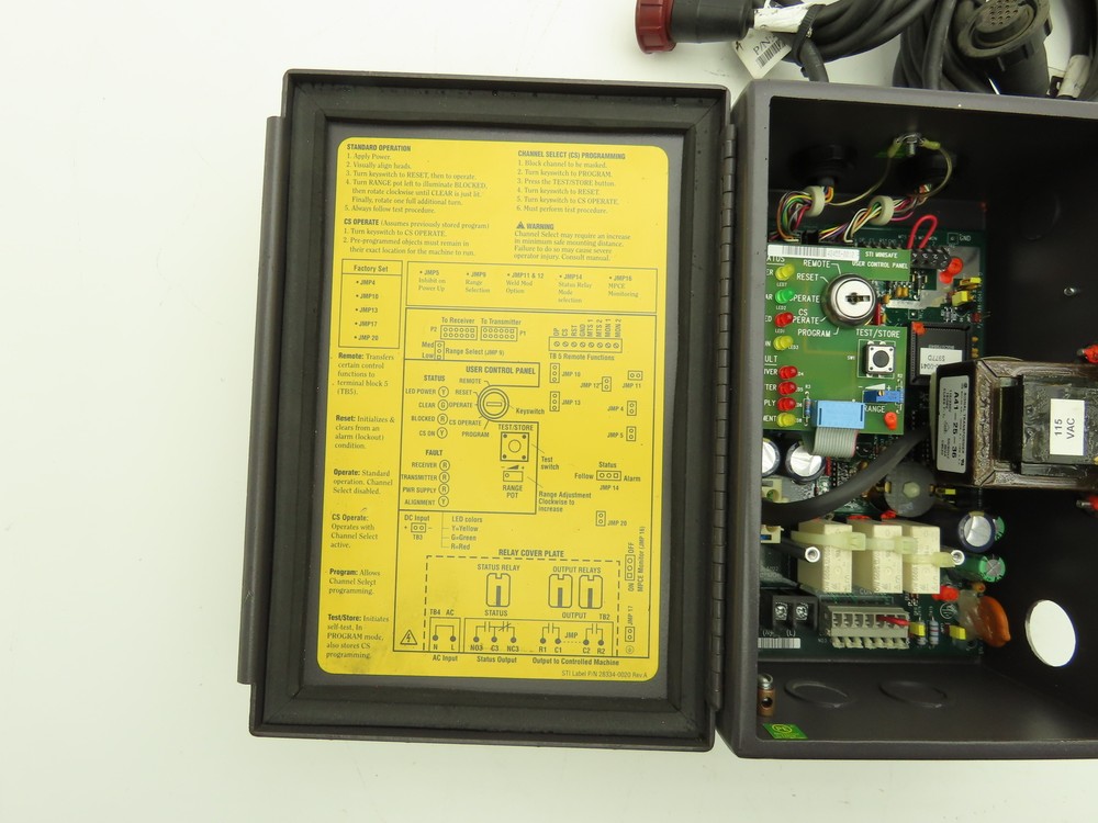 Sti MS4424B2-AC1 Mini Safe Safety Light Curtain Controller Module